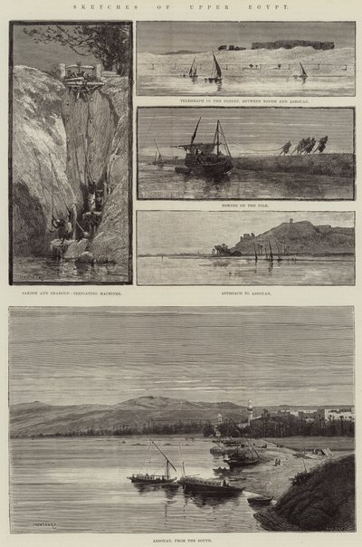 Sketches of Upper Egypt by Charles Auguste Loye
